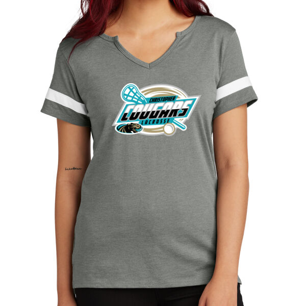 Christopher Lacrosse Ladies Halftime Notch Neck Tee Thumbnail