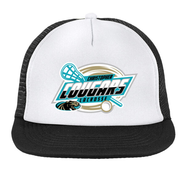 Christopher Lacrosse Flat Bill Snapback Trucker Cap Thumbnail