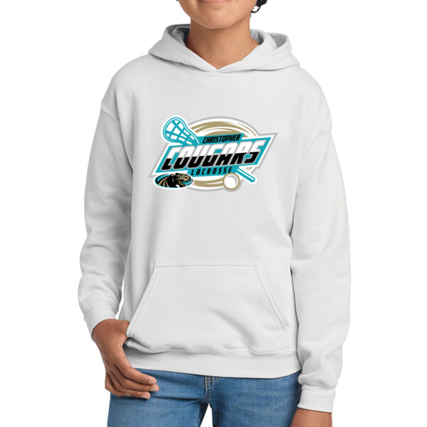 Christopher Lacrosse Youth Heavy Blend Hooded Sweatshirt Thumbnail